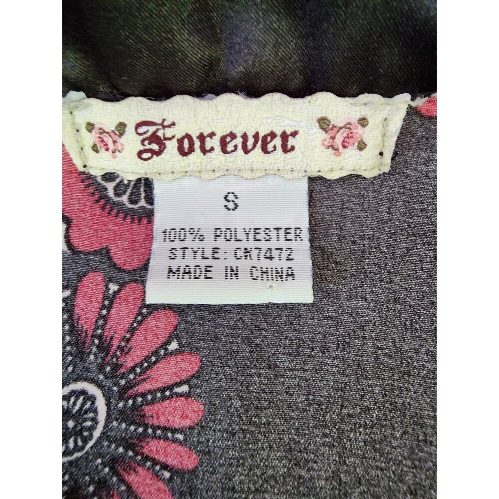 Forever Womens Chinese Style Black Sleeveless Dress Size‎ S - Picture 6 of 7